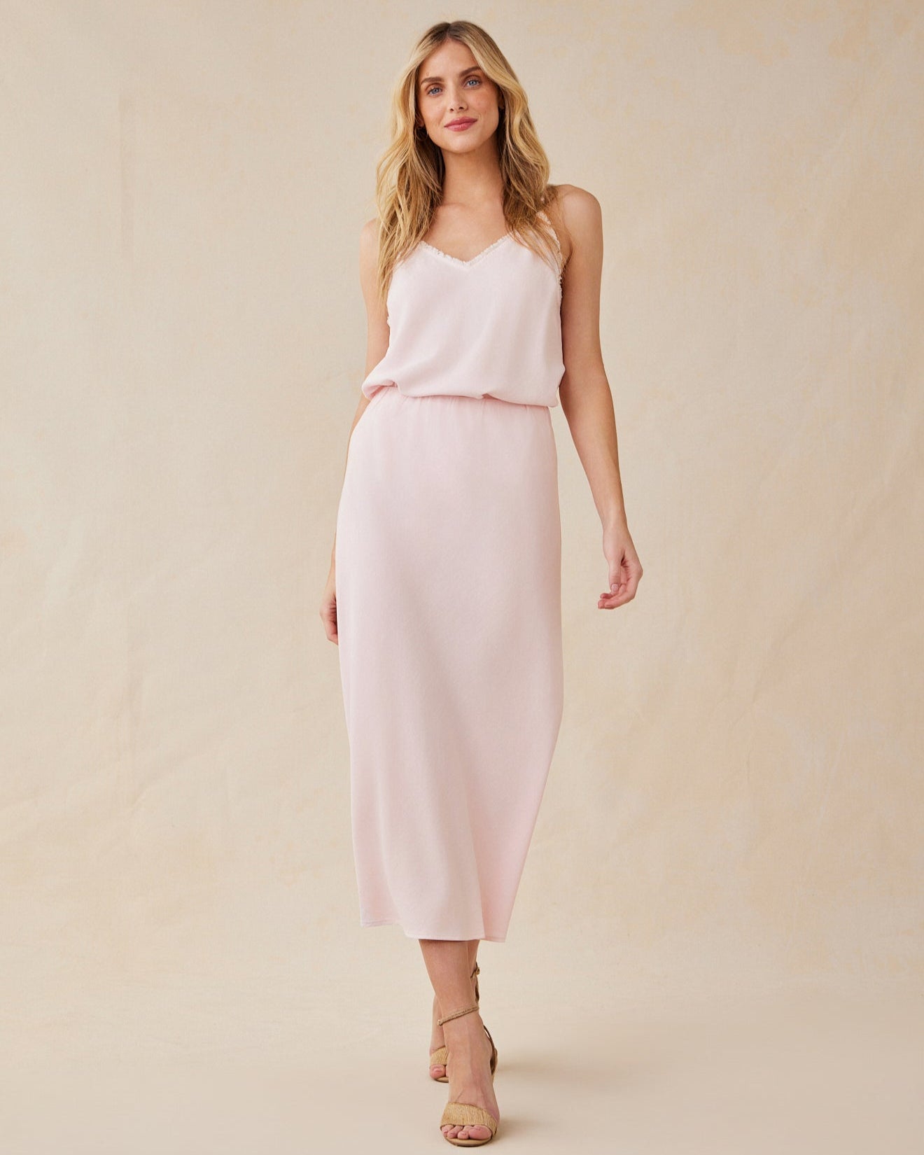 Bias Midi Skirt in Petal Pink - Versatile Style - Bella Dahl