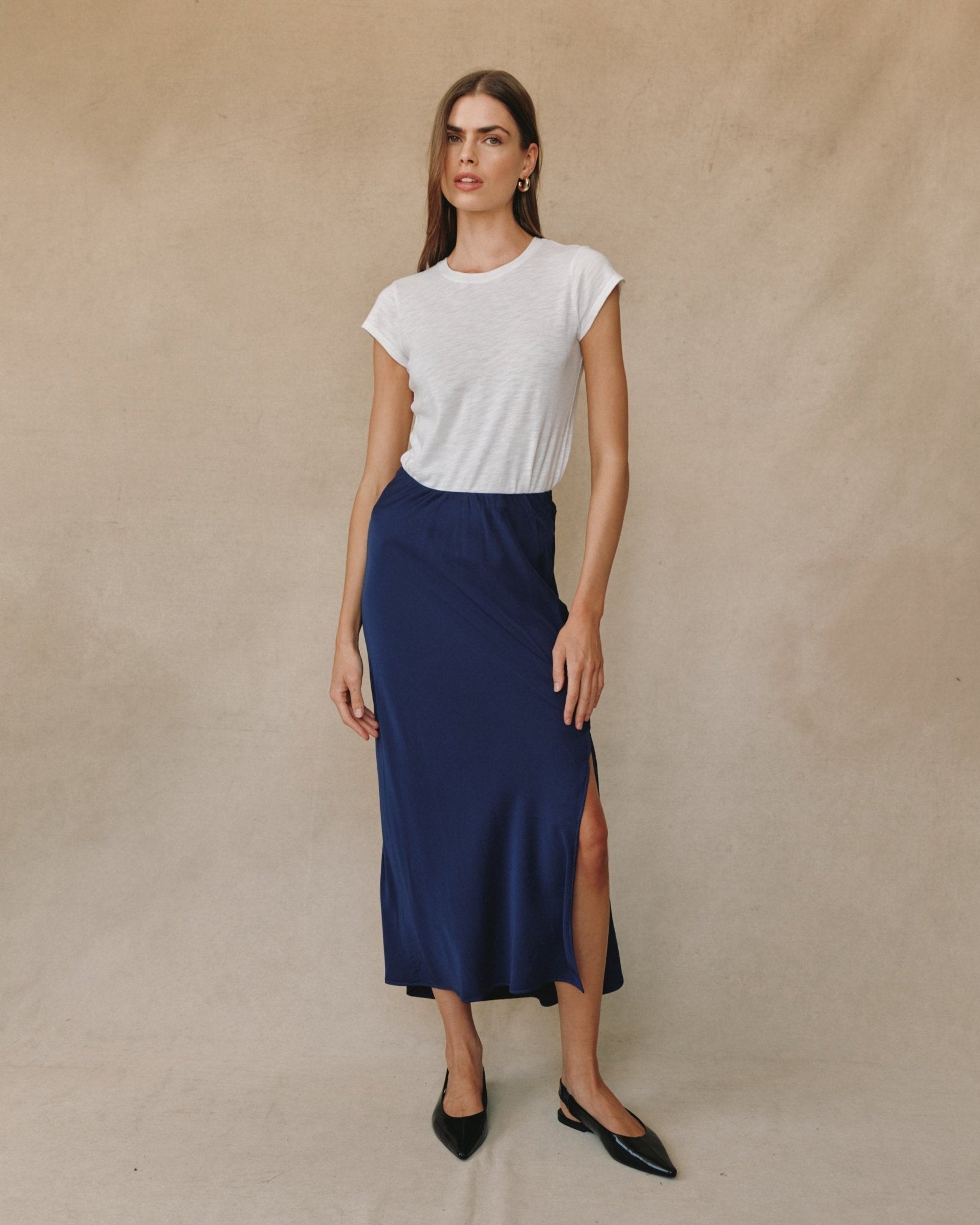 ONLY Onlnova Life Elite Lamar Slit Skirt AOP Donna