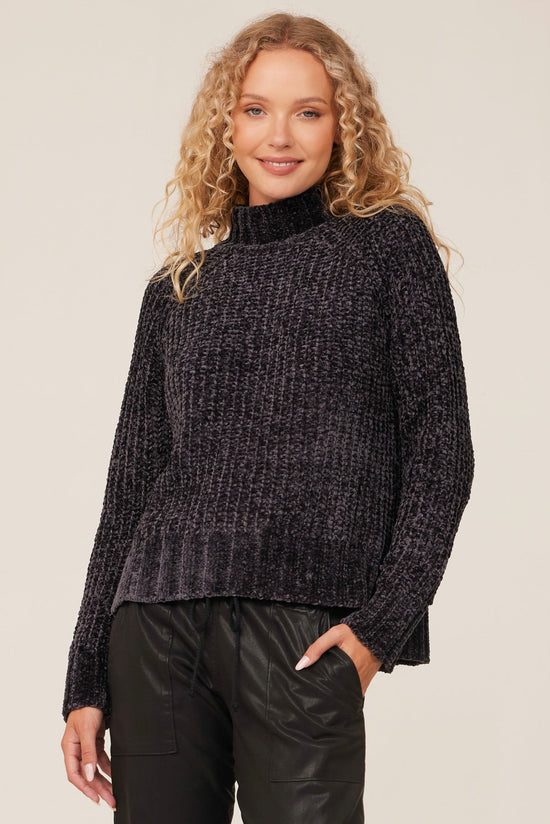 Bella DahlTurtle Neck Sweater -Shadow NightSweaters & Jackets