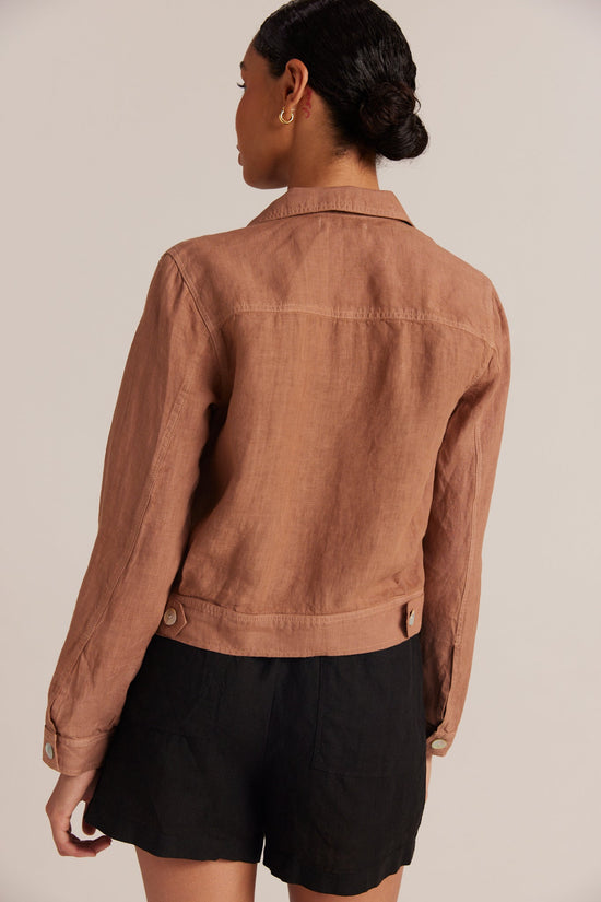Bella DahlUtility Cropped Jacket - Desert BrownSweaters & Jackets