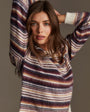 Crew Neck Sweater - Ember Stripe