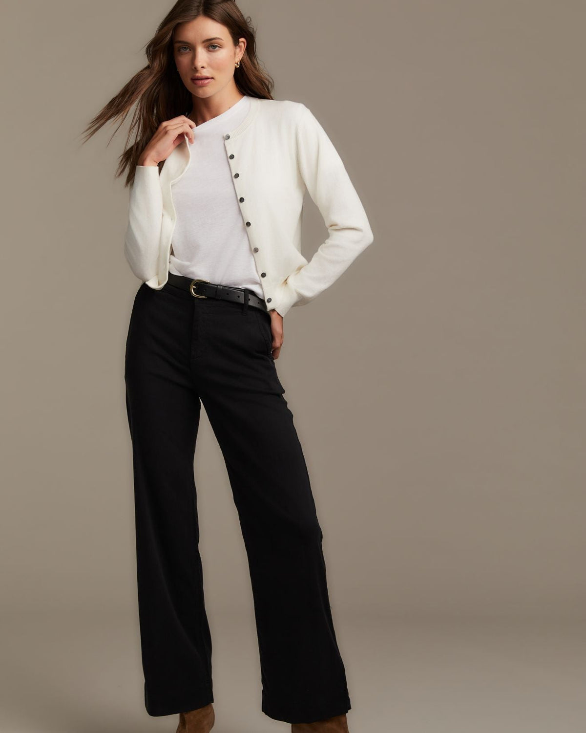 Sydney Wide Leg Pant - Vintage Black