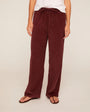 Corduroy Drawstring Pant - Mahogany