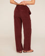 Corduroy Drawstring Pant - Mahogany