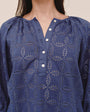 Bella Dahl3/4 Sleeve Pullover - Indigo BluesTops