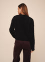 Drop Shoulder Sweater - Black