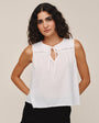 Sleeveless Pullover - White