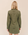Fitted Trucker Shirt - Olive Green