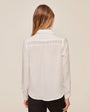 Long Sleeve Shirt With Lace Inset - Ivory