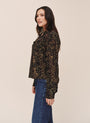 Utility Pocket Button Down - Ditsy Camo Print