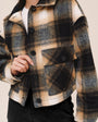 Flap Pocket Jacket - Amber Plaid