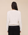 Crew Neck Cardigan - Ivory