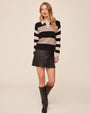 Mixed Stripe Polo - Moon & Stone