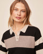 Mixed Stripe Polo - Moon & Stone