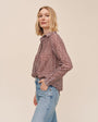 Classic Button Down - Plum Gingham Print