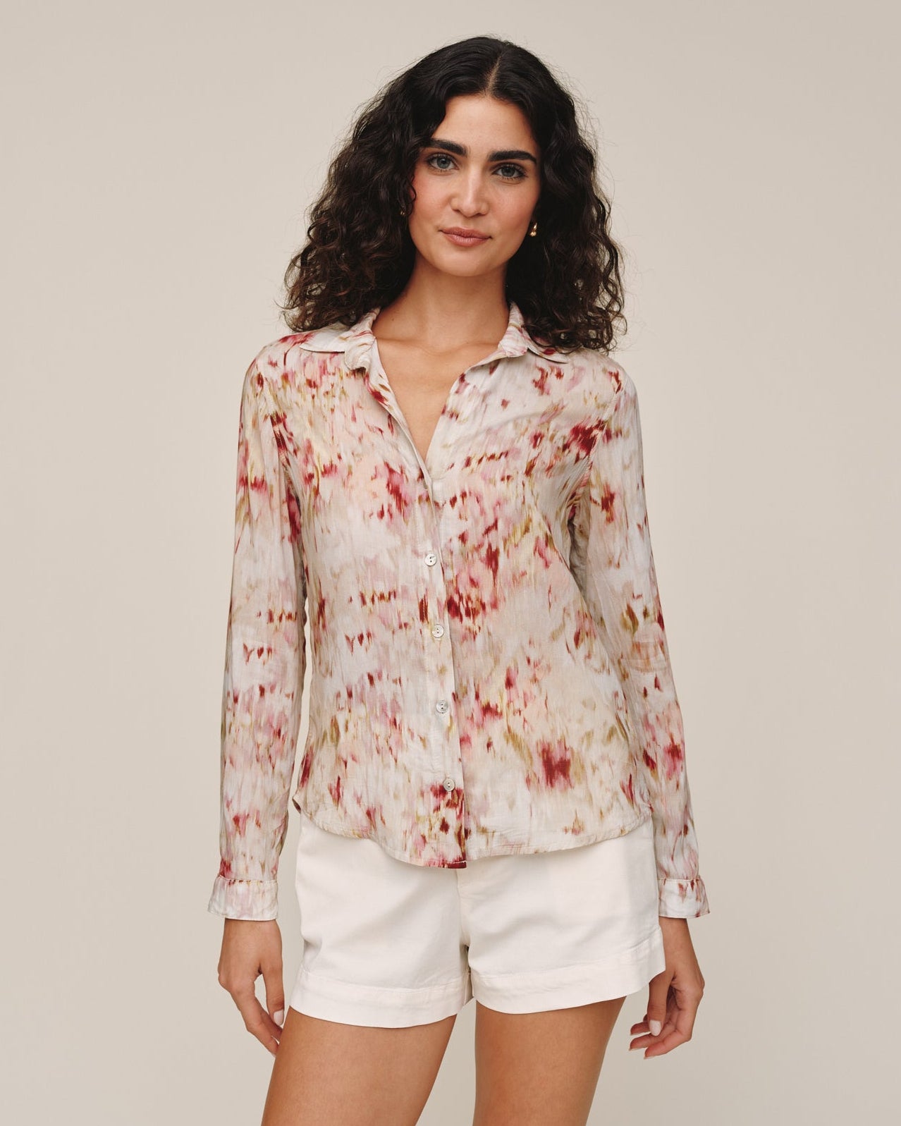 Classic Button Down - Paradise Bloom Print