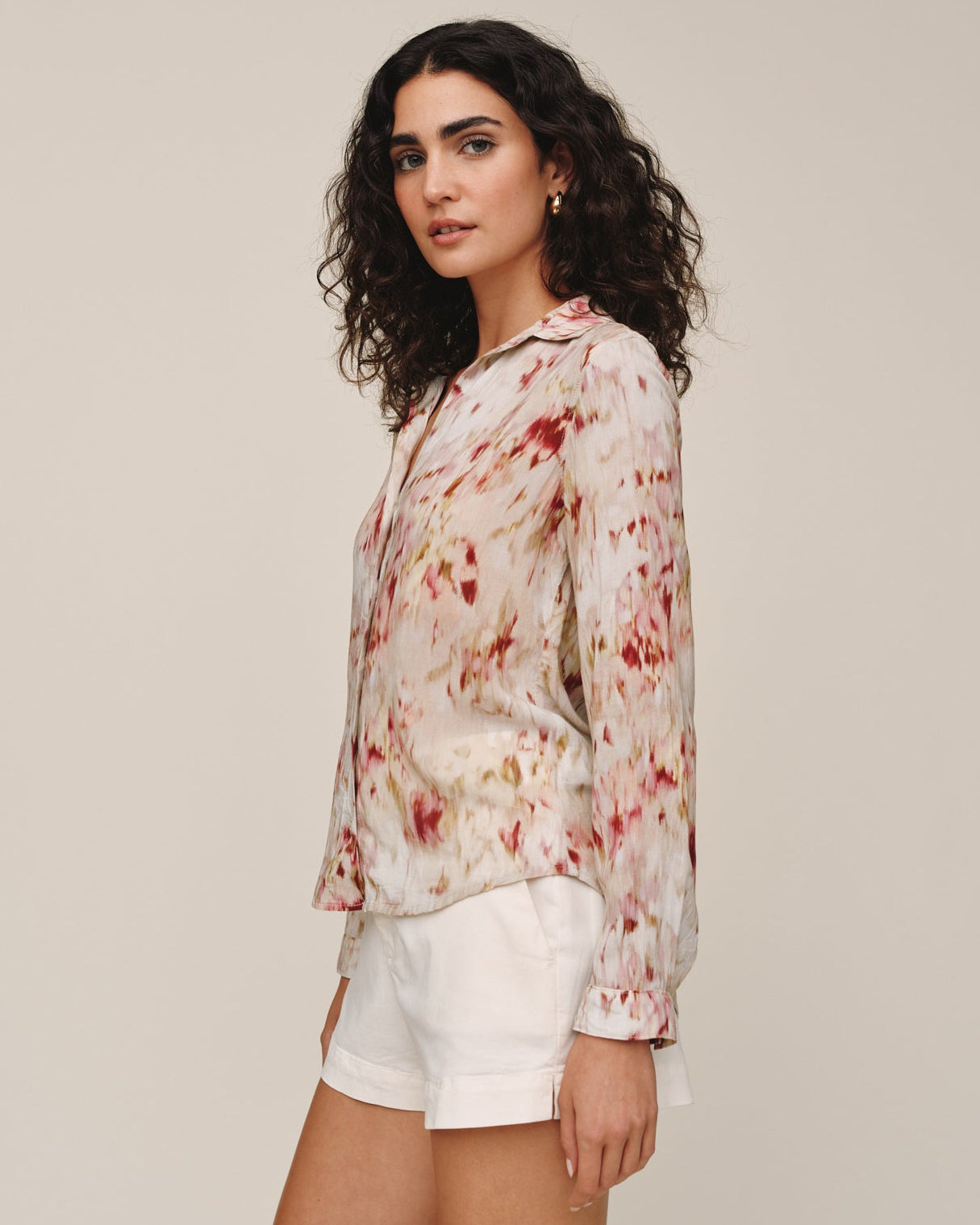 Classic Button Down - Paradise Bloom Print