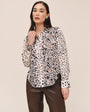Long Sleeve Clean Shirt - Painted Spots Print