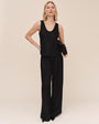 Scoop Neck Tank - Black