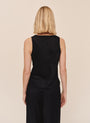 Scoop Neck Tank - Black