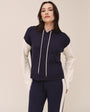 Contrast Hoodie - Midnight Frost