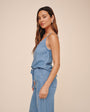 Frayed Cami - Indigo Harbor Wash