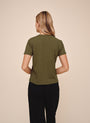V-Neck Tee - Olive Night