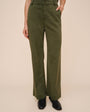 Sydney Wide Leg Pant - Olive Night