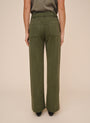 Sydney Wide Leg Pant - Olive Night