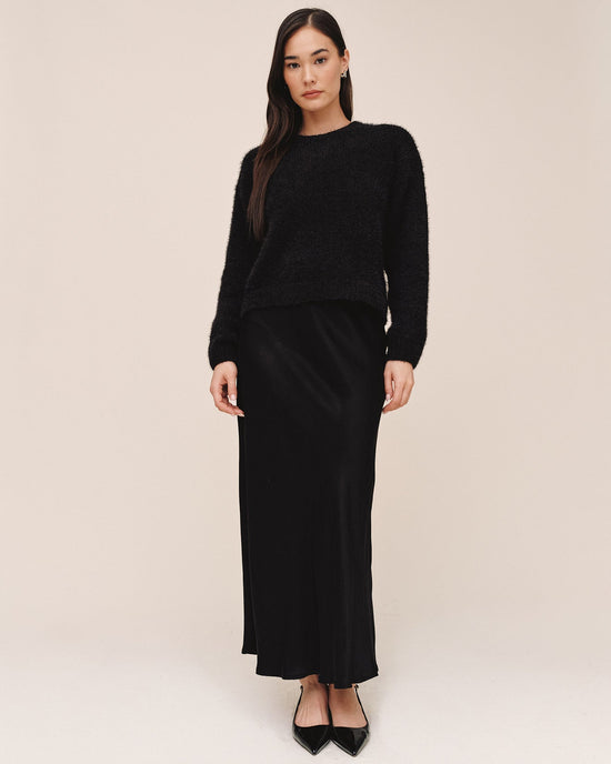 Bella Dahl Bias Maxi Skirt - Black