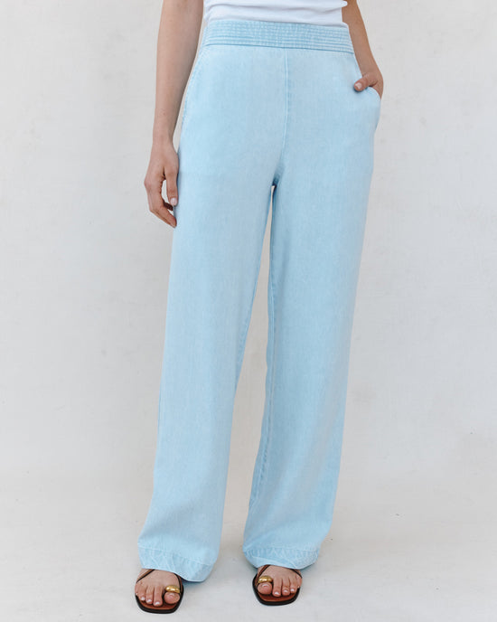 Bella Dahl Multi Stitch Catalina Pant - Coastal Fade Wash