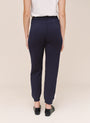 Contrast Stripe Knit Jogger - Midnight Frost
