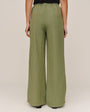 Beaded Drawstring Beach Pant - Olive Leaf