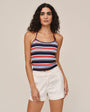 Side Slit Tennis Short - Sand Stone