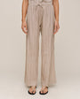 Side Slit Beach Pant - Driftwood