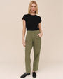 Porkchop Darted Knee Pant - Olive Green