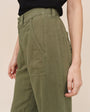 Porkchop Darted Knee Pant - Olive Green