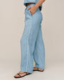 Scallop Side Seam Pant - Ombre Mist Wash