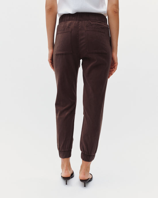 Bella Dahl Pocket Jogger -  Dark Chestnut View 2