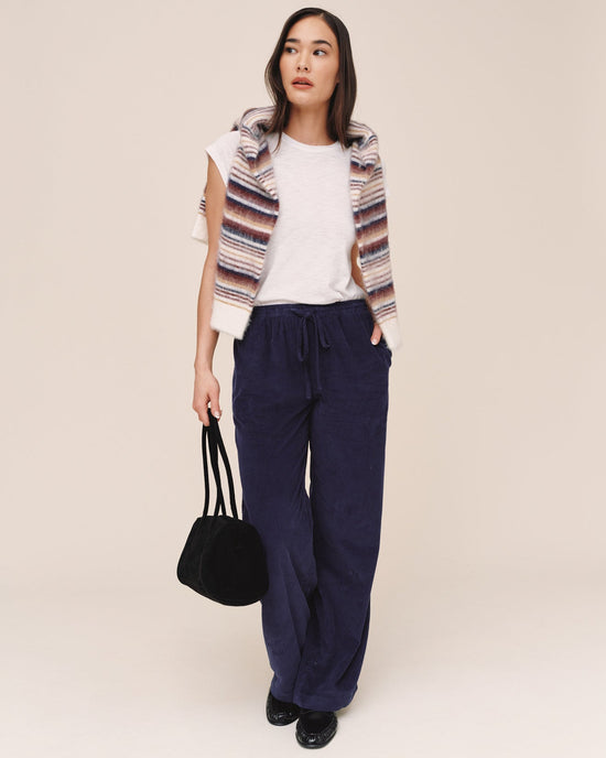 Bella Dahl Corduroy Drawstring Pant - Twilight