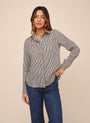 Button Down Shirt - Vintage Pinstripe