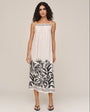 Tie Strap Maxi Dress - Botanic Border Print