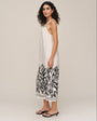 Tie Strap Maxi Dress - Botanic Border Print