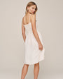 Smocked Dress With Beaded Straps - Sand Stone
