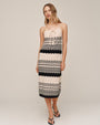 Midi Knit Dress - Summer Chevron