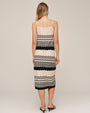 Midi Knit Dress - Summer Chevron