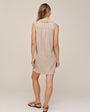 Sleeveless Pullover Mini Dress - Driftwood