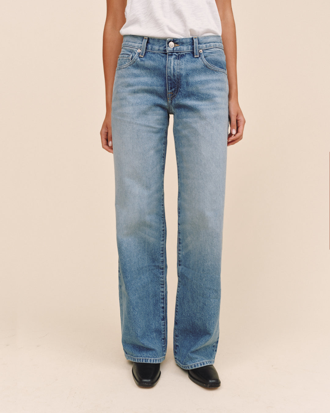 LK Blue Kinney Low-Rise Baggy - Sunfade