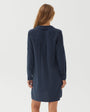 Bella DahlA Line Rolled Tab Sleeve Dress - Endless SeaDresses