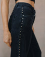 Bella DahlAnya Studded Vintage Jean - Moon Shadow WashPants